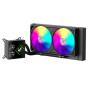 Gamemax CPU Liquid Cooler , GLACIER 240 LCD BK , Black