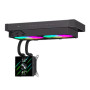 Gamemax CPU Liquid Cooler , GLACIER 240 LCD BK , Black
