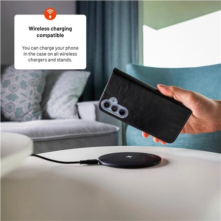 Fixed Opus , Back cover , Honor , Magic 8 Pro 5G , Synthetic leather , Black