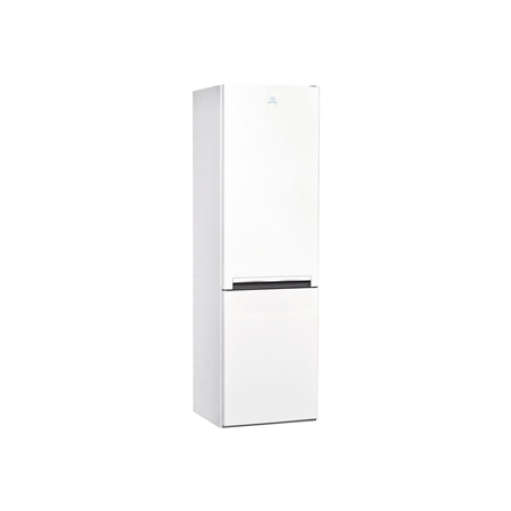 INDESIT , LI7 S1E W , Refrigerator , Energy efficiency class F , Free standing , Combi , Height 176.3 cm , Fridge net capacity 197 L , Freezer net capacity 111 L , 39 dB , White