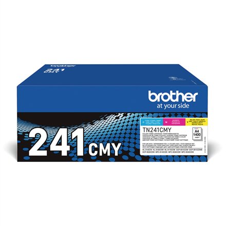 Brother TN241CMY , Toner Multipack , Cyan, Magenta, Yellow