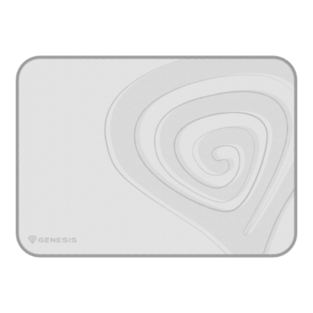Genesis , Mouse Pad , Carbon 400 M Logo , 250 x 350 x 3 mm , Gray/White