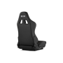 Next Level Racing , PU Leather & Suede , Reclining Seat , ERS5 Elite PU Leather & Suede Edition , Black