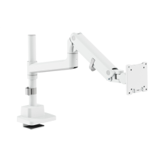 Digitus Desk Mount , DA-90476 Single Monitor Mount , Height, tilt, pivot, rotation, depth , 57 , Maximum weight (capacity) 27 kg , White