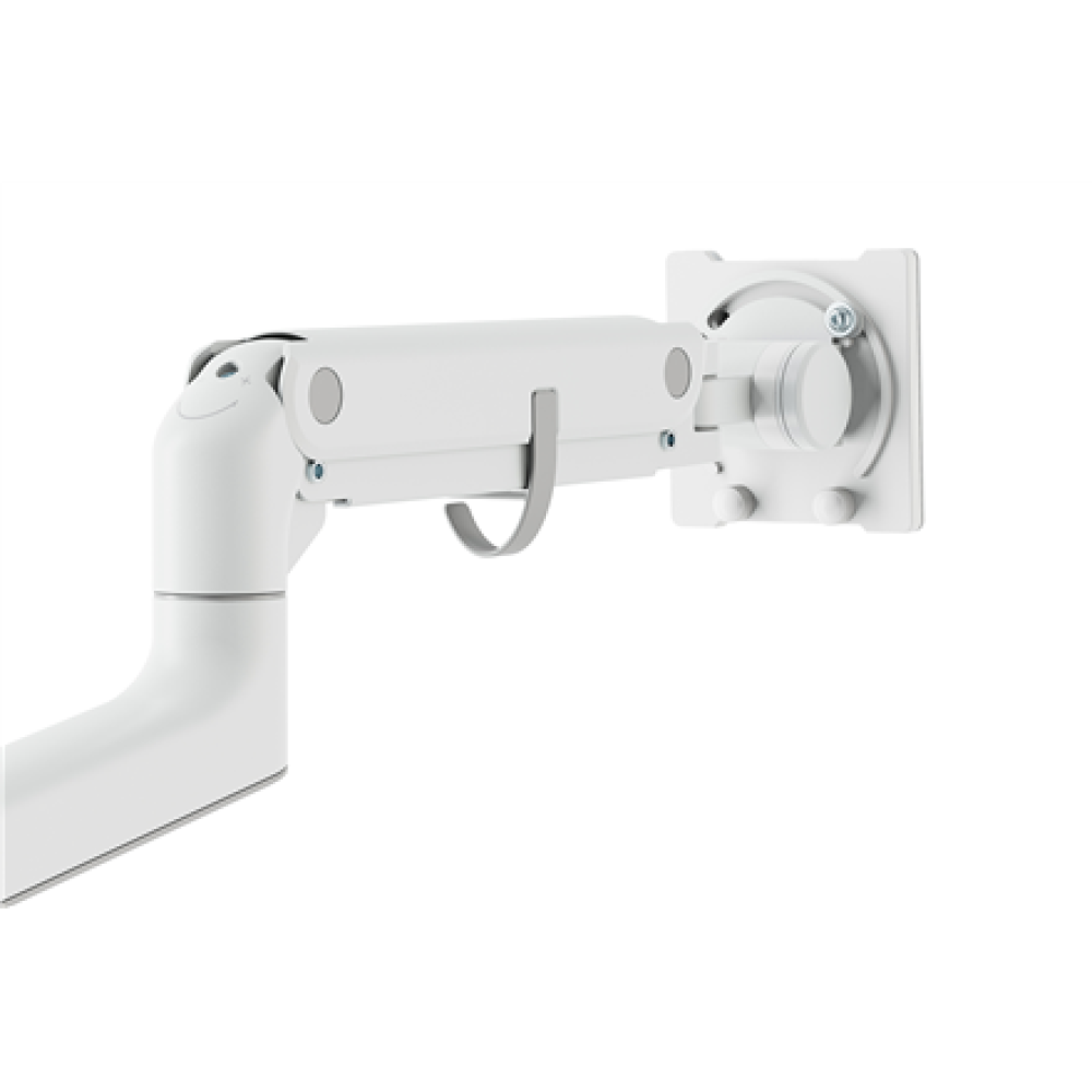 Digitus Desk Mount , DA-90476 Single Monitor Mount , Height, tilt, pivot, rotation, depth , 57 , Maximum weight (capacity) 27 kg , White