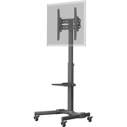 Goobay Floor stand , TV Presentation Stand Basic, Size L , Height adjustment , 37-70 , Maximum weight (capacity) 35 kg , Black