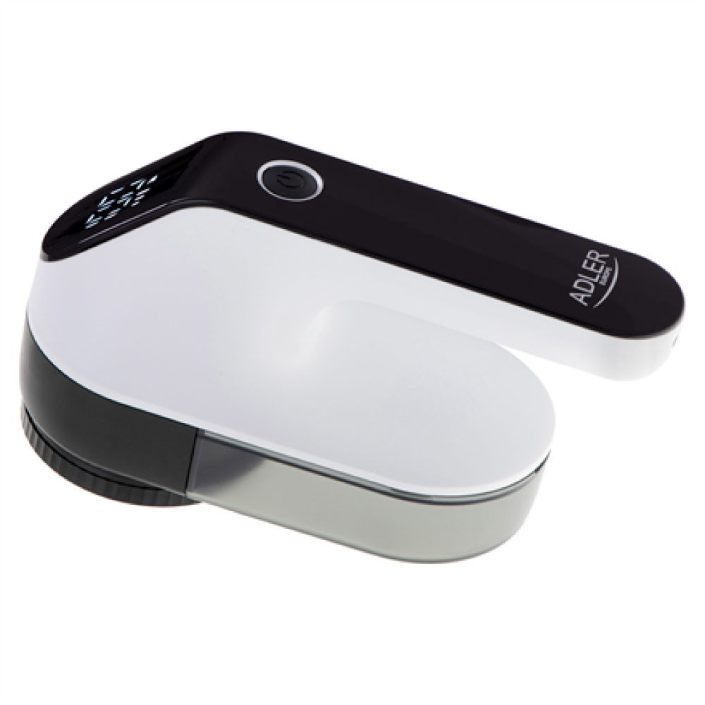Adler , Lint remover LCD , AD 9618 , White/Black , Rechargeable battery