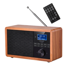 Adler , AD 1184 , Radio DAB+ Bluetooth , Black/Brown , Alarm function