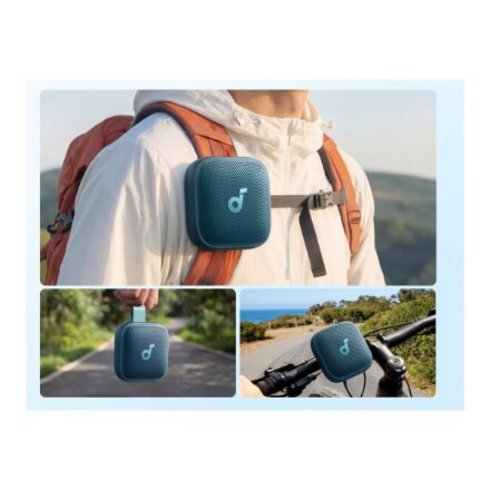 Anker Soundcore Speaker , Boom Go 3i , 15 W , Waterproof , Bluetooth , Wireless connection , Portable , Blue