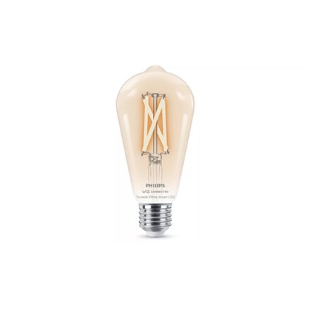 Philips Smart WFB 60W ST64 927-65 CL 1PF/6 , E27 , 7 W , Tunable white , Bluetooth, Wi-Fi