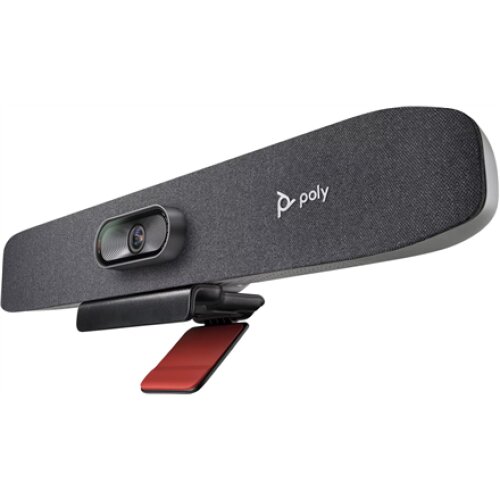 Poly Studio R30, Audio/Video USB Bar, with auto-track 120-deg FOV 4K Camera, Integrated speaker and microphone R30