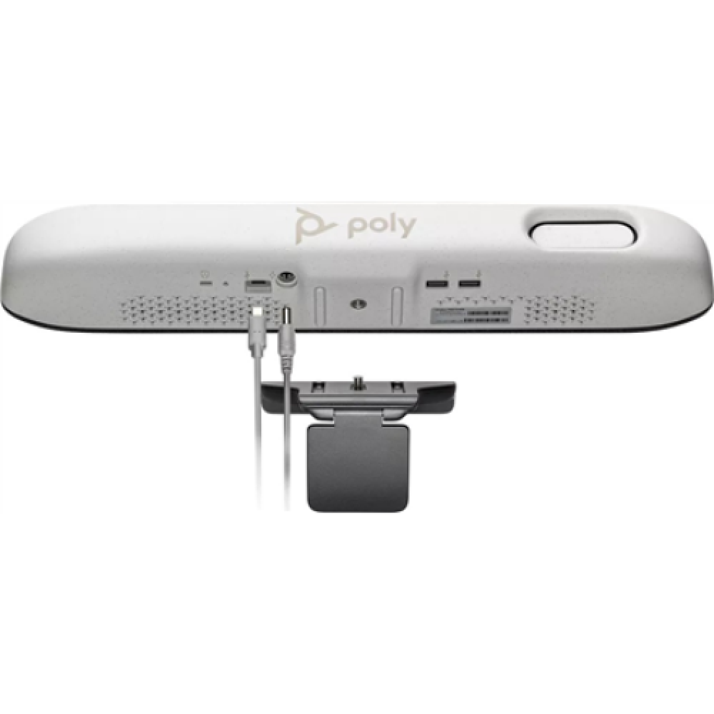 Poly Studio R30, Audio/Video USB Bar, with auto-track 120-deg FOV 4K Camera, Integrated speaker and microphone R30