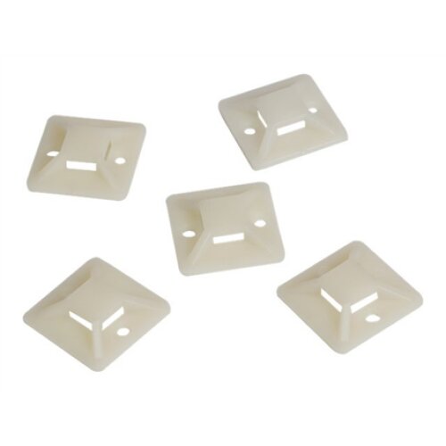 Cable Tie Mounts 20x20 mm , KAB0042 , Self-adhesive, for cable ties