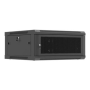 Lanberg Wall mounted installation cabinet 19 4U 600X600 , WF01-6604-23B , Black