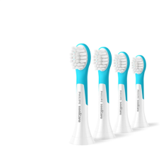 Philips , Toothbrush Heads , HX6034/90 Sonicare For Kids3+ , Heads , For children , Number of brush heads included 4 , White/Blue