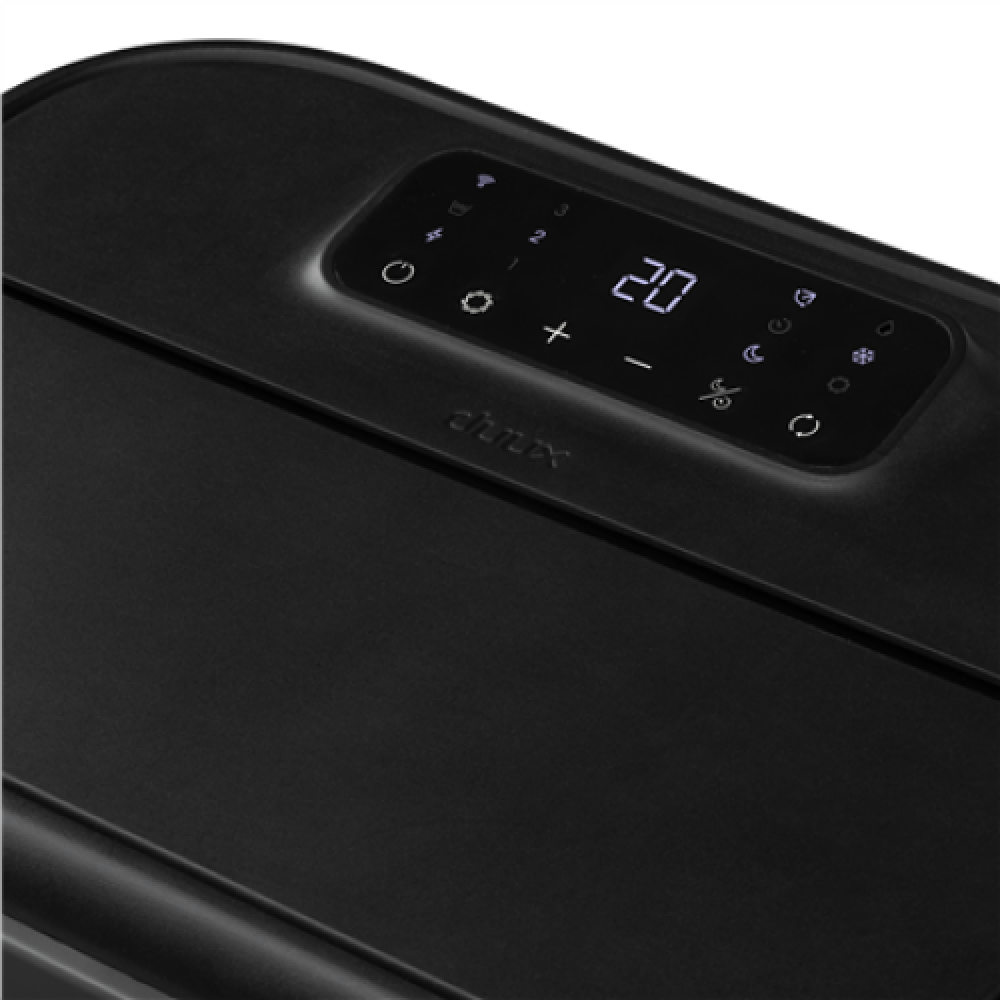 Duux Smart Mobile Air Conditioner North Number of speeds 3, Gray/Black, 12000 BTU/h