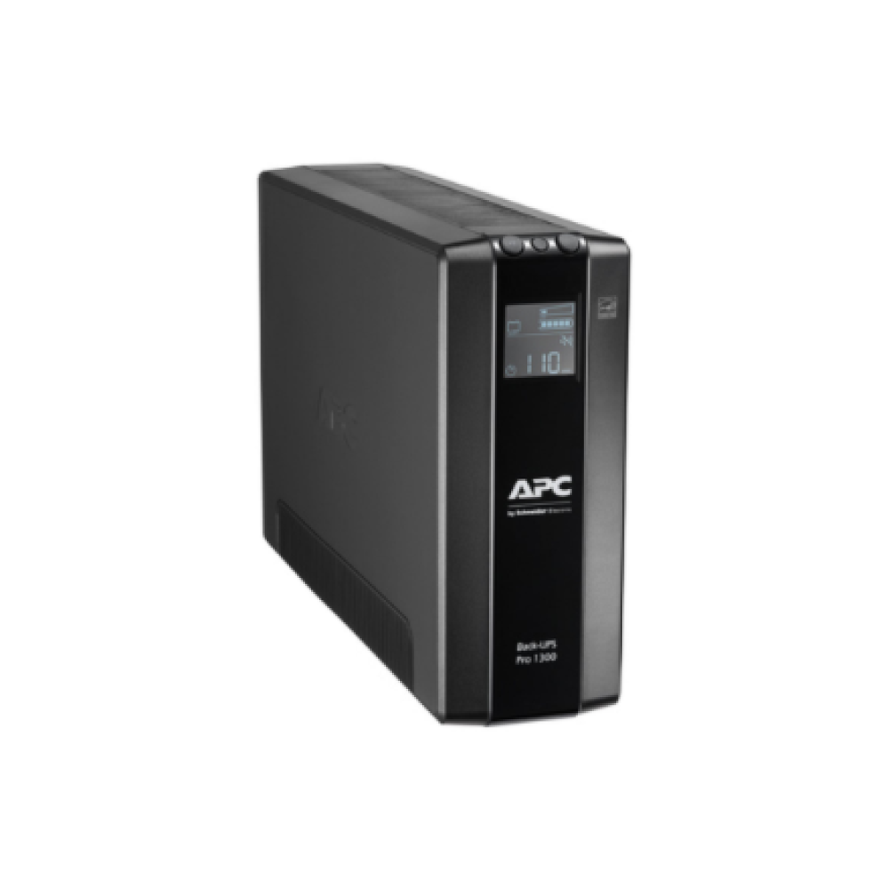 Schneider Electric APC Back-UPS Pro, tower, 230V, 8x IEC C13 outlets, AVR, LCD, user-replaceable battery , BR1300MI , 1300 VA , 780 W , 230 V