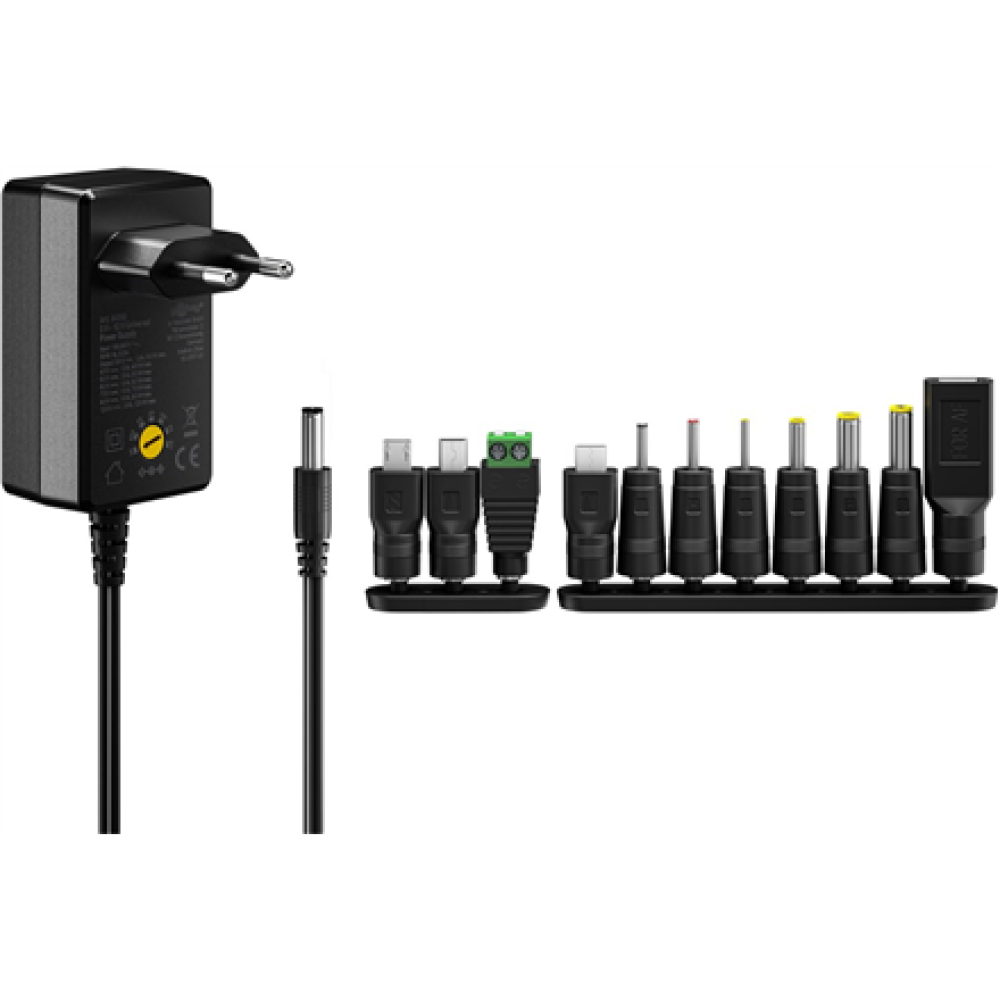 Goobay Universal Power Supply 5-15V, Max. 36W, 2.4A , 74436