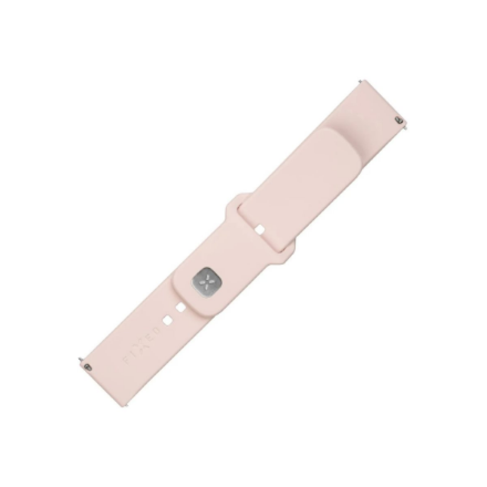 Fixed , Sporty Strap Set with Quick Release 22mm for Smartwatch , 160-235 mm , Pink , Silicone