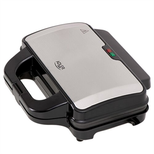 Adler , Sandwich maker , AD 3043 , 900 W , Number of plates 1 , Number of pastry 2 , Black