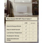 Mill Invisible Smart WiFi Heater , PA700WIFI4 , Panel Heater , 700 W , Suitable for rooms up to 9-12 m² , White , IPX4