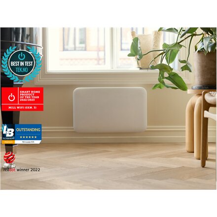Mill Invisible Smart WiFi Heater , PA700WIFI4 , Panel Heater , 700 W , Suitable for rooms up to 9-12 m² , White , IPX4