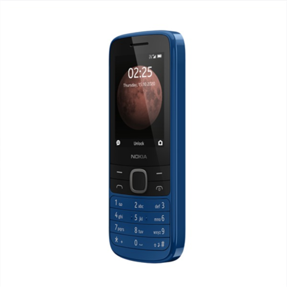 Nokia , 225 4G TA-1316 , Yes , Blue , 2.4 , TFT , 64 MB , 128 MB , Dual SIM , Nano-SIM , 3G , Bluetooth , 5.0 , Built-in camera , Main camera resolution 0.3 MP , 1150 mAh
