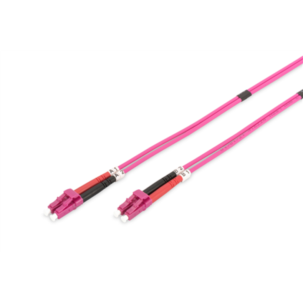 Digitus Fiber Optic Multimode , DK-2533-02-4 , Patch cord , Length 2 m , Erika violet