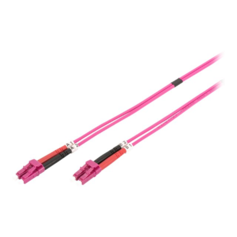 Digitus Fiber Optic Multimode , DK-2533-02-4 , Patch cord , Length 2 m , Erika violet