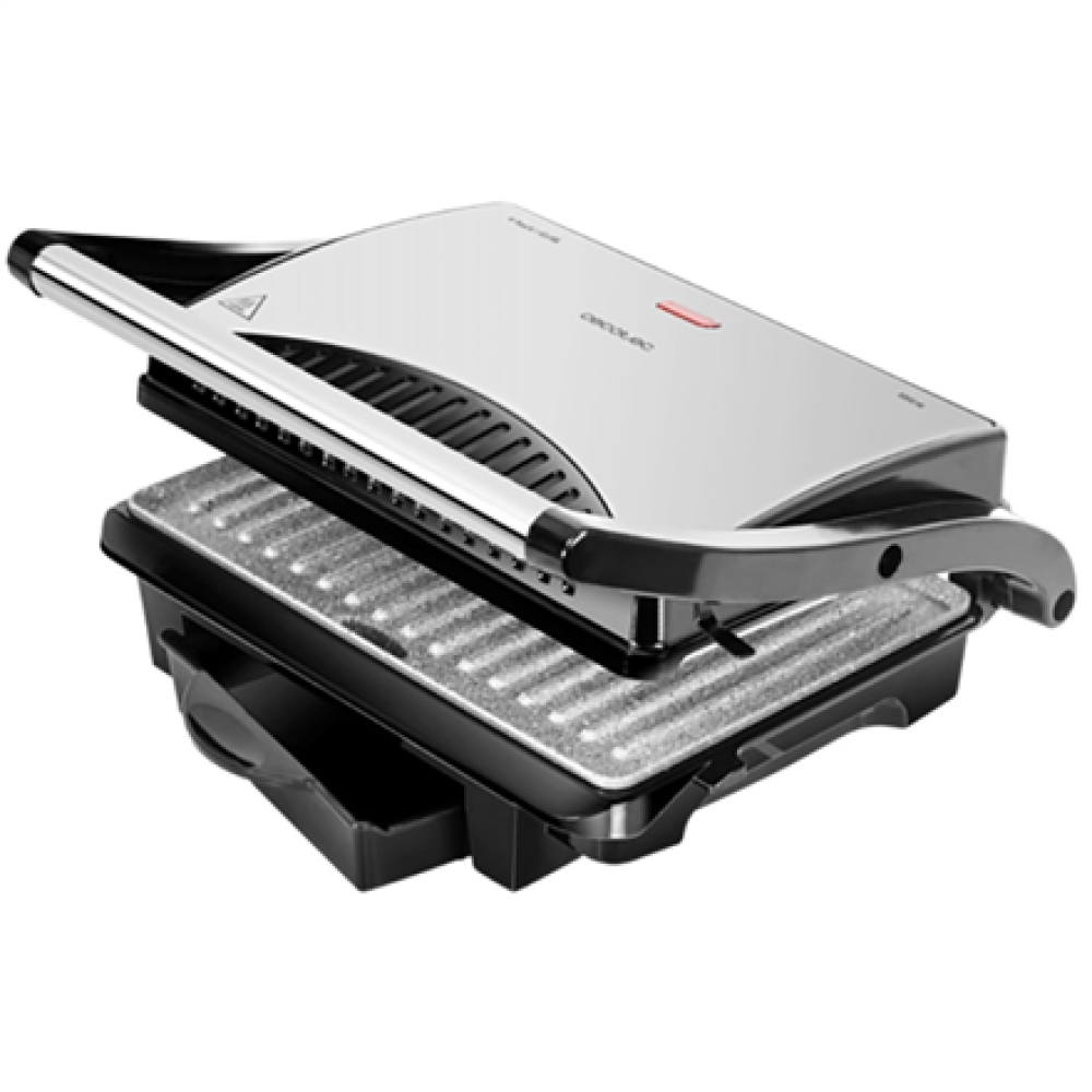 Cecotec Grill , RocknGrill 1000 , 1000 W , Electric Grill , Black/Stainless steel