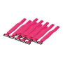 Wire Strap 500*20 mm, 10pcs, pink , Logilink