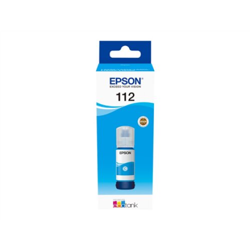 Epson 112 EcoTank Pigment , C13T06C24A , Ink Bottle , Cyan