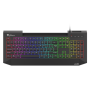 Genesis , LITH 400 , Gaming keyboard , RGB LED light , US , Black , Wired , m