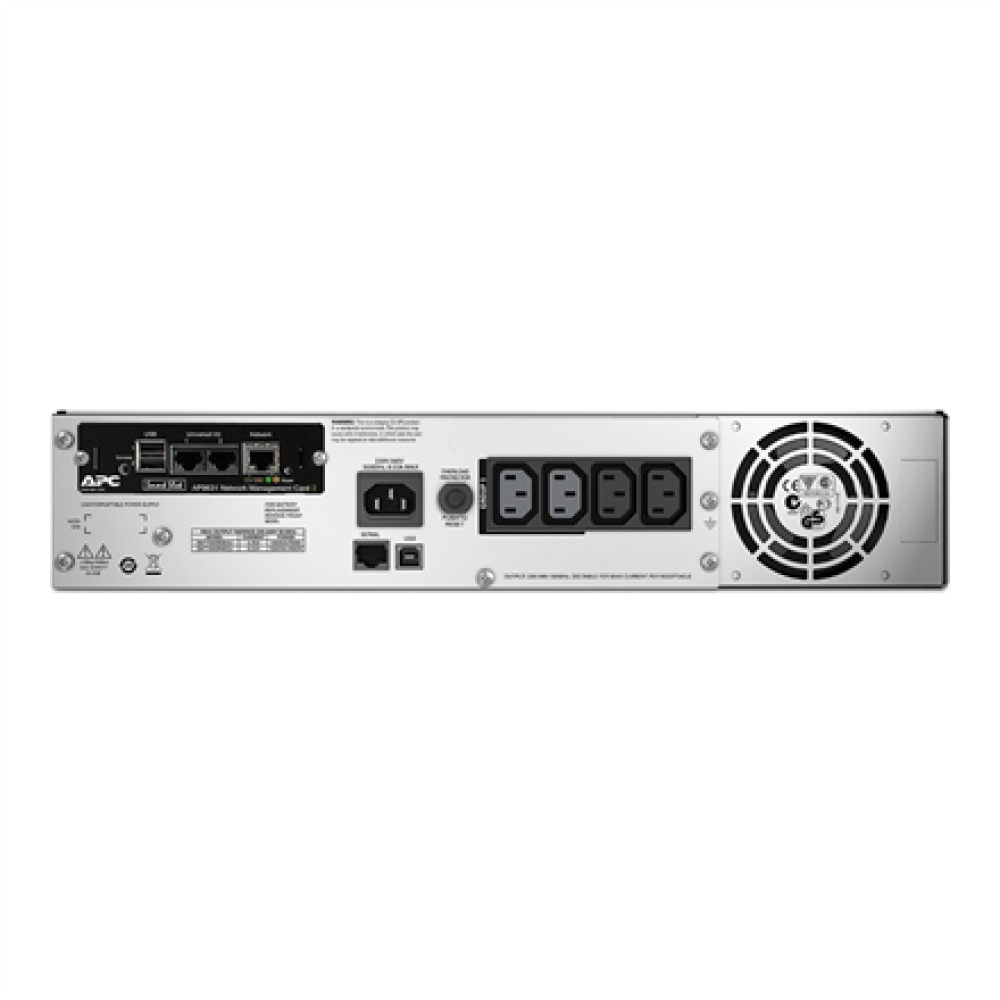 Schneider Electric APC Smart-UPS, Rackmount 2U, 230V, 4x IEC C13 sockets, Network card, AVR, LCD , SMT1500RMI2UNC , 1500 VA , 1000 W , 230 V