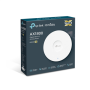 TP-LINK , TP-Link EAP620 AX1800 Ceiling Mount WiFi 6 Access Point , EAP620 , 802.11ax , 1201+574 Mbit/s , 10/100/1000 Mbit/s , Ethernet LAN (RJ-45) ports 1 , MU-MiMO Yes , PoE in , Antenna type Internal