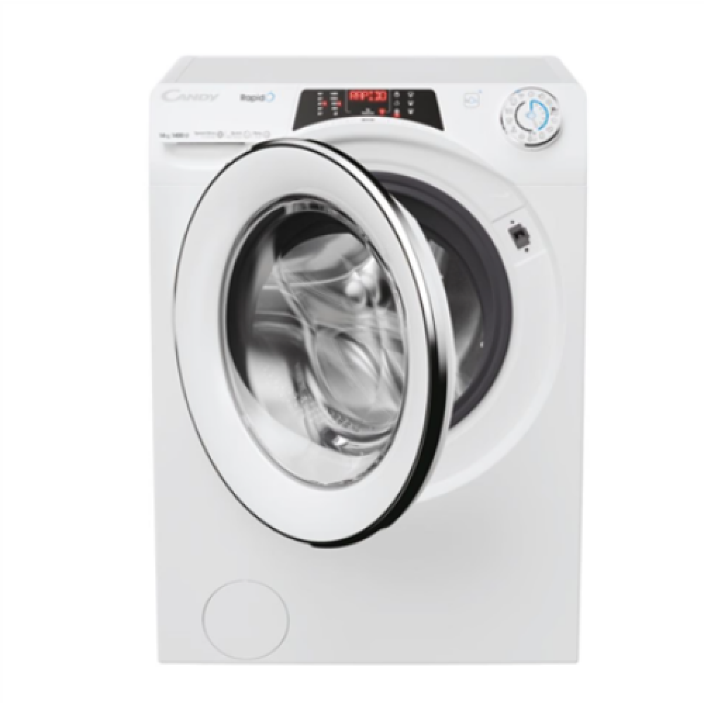 Candy , Washing Machine , RO14146DWMCT/1-S , Energy efficiency class A , Front loading , Washing capacity 14 kg , 1400 RPM , Depth 67 cm , Width 60 cm , Display , TFT , Steam function , Wi-Fi