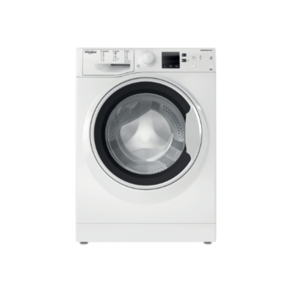 Whirlpool Washing machine , WRBSS 6249 W EU , Energy efficiency class C , Front loading , Washing capacity 6 kg , 1200 RPM , Depth 42.5 cm , Width 59.5 cm , Display , LED , White