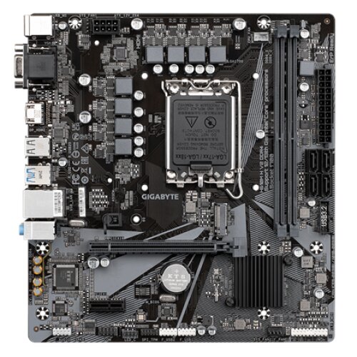 Gigabyte , H610M H V2 DDR4 1.0 M/B , Processor family Intel , Processor socket LGA1700 , DDR4 DIMM , Memory slots 2 , Supported hard disk drive interfaces SATA, M.2 , Number of SATA connectors 4 , Chipset Intel H610 Express , Micro ATX