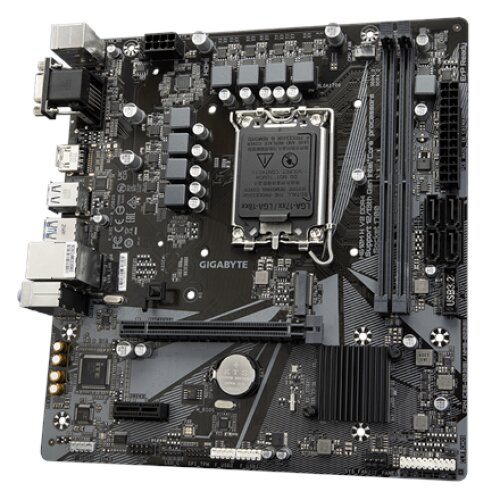 Gigabyte , H610M H V2 DDR4 1.0 M/B , Processor family Intel , Processor socket LGA1700 , DDR4 DIMM , Memory slots 2 , Supported hard disk drive interfaces SATA, M.2 , Number of SATA connectors 4 , Chipset Intel H610 Express , Micro ATX