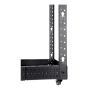 SOMI Networks , 42U, 19 Double Open Frame with Adjustable Depth , 42U-RD-BC , Black , Depth: 60cm - 100cm