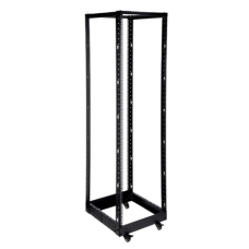 SOMI Networks , 42U, 19 Double Open Frame with Adjustable Depth , 42U-RD-BC , Black , Depth: 60cm - 100cm