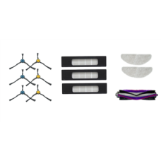 Midea , Spare Parts Kit: 6x Side Brush, 1x Main Brush, 3x HEPA Filter, 2x Mopping Cloth for M7Pro/S8+