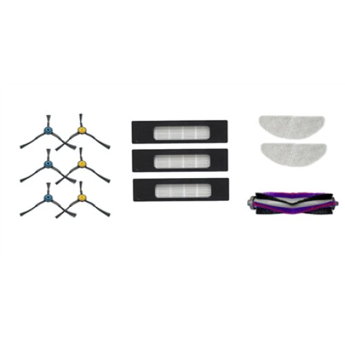 Midea , Spare Parts Kit: 6x Side Brush, 1x Main Brush, 3x HEPA Filter, 2x Mopping Cloth for M7Pro/S8+