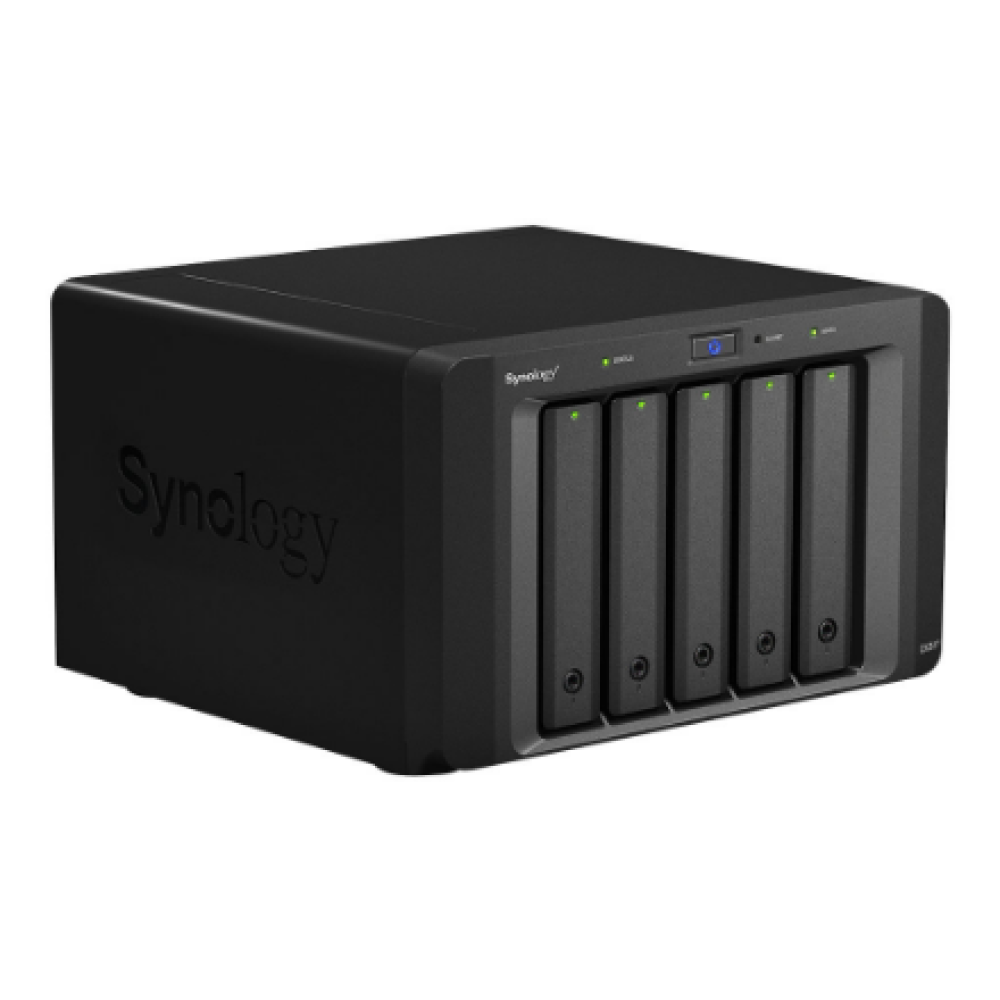 Synology , Tower NAS Expansion Unit , DX517 , up to 5 HDD/SSD Hot-Swap (drives not included) , Internal AC 100-240V Universal, 50/60 Hz