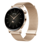 GT 3 (42 mm) , Smart watch , GPS (satellite) , AMOLED , Touchscreen , 1.32” , Activity monitoring , Waterproof , Bluetooth , Light Gold