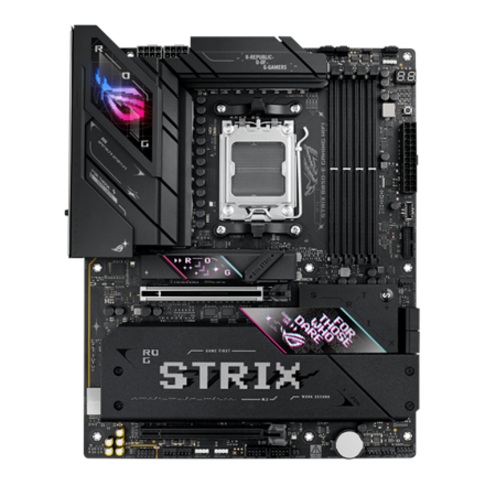 Asus ROG STRIX B850-E GAMING WIFI , Processor family AMD , Processor socket AM5 , DDR5 , Supported hard disk drive interfaces SATA, M.2 , Number of SATA connectors 4