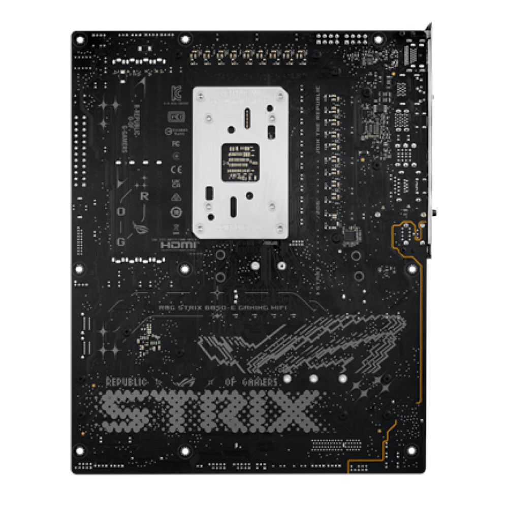 Asus ROG STRIX B850-E GAMING WIFI , Processor family AMD , Processor socket AM5 , DDR5 , Supported hard disk drive interfaces SATA, M.2 , Number of SATA connectors 4