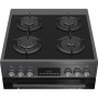 BEKO Cooker , FBM62330GADSN , Hob type Gas , Oven type Electric , Grey , Width 60 cm , Depth 60 cm , Grilling , LED , Energy efficiency class A , 72 L