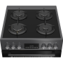BEKO Cooker , FBM62330GADSN , Hob type Gas , Oven type Electric , Grey , Width 60 cm , Grilling , LED , Depth 60 cm , 72 L