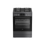 BEKO Cooker , FBM62330GADSN , Hob type Gas , Oven type Electric , Grey , Width 60 cm , Grilling , LED , Depth 60 cm , 72 L